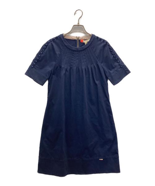 ted baker（テッドベーカー）TED BAKER (テッドベーカー) 半袖ワンピース ネイビー サイズ:サイズ表記なしの古着・服飾アイテム