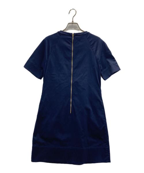 ted baker（テッドベーカー）TED BAKER (テッドベーカー) 半袖ワンピース ネイビー サイズ:サイズ表記なしの古着・服飾アイテム