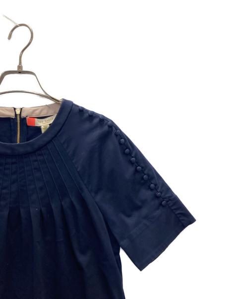 ted baker（テッドベーカー）TED BAKER (テッドベーカー) 半袖ワンピース ネイビー サイズ:サイズ表記なしの古着・服飾アイテム