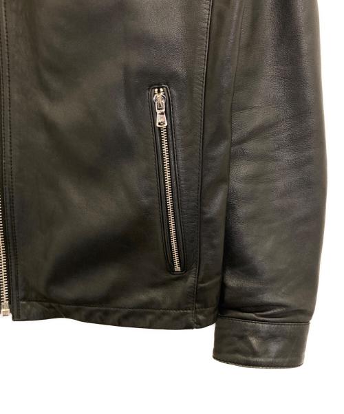 MICHAEL KORS（マイケルコース）MICHAEL KORS (マイケルコース) シングルライダースジャケット ブラック サイズ:XSの古着・服飾アイテム