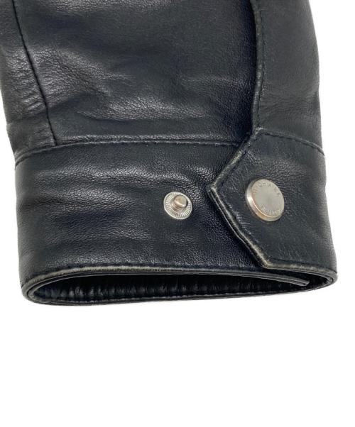 MICHAEL KORS（マイケルコース）MICHAEL KORS (マイケルコース) シングルライダースジャケット ブラック サイズ:XSの古着・服飾アイテム