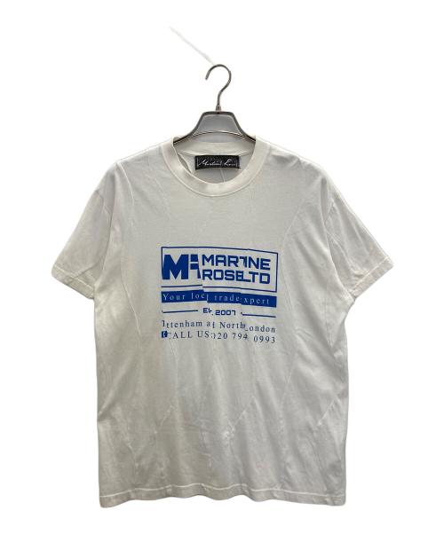 MARTINE ROSE（マーティン・ローズ）Martine rose (マーティン・ローズ) プリントTシャツ ホワイト サイズ:Ｍの古着・服飾アイテム