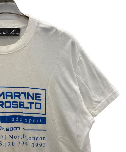 MARTINE ROSE（マーティン・ローズ）Martine rose (マーティン・ローズ) プリントTシャツ ホワイト サイズ:Ｍの古着・服飾アイテム