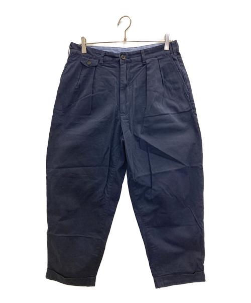 BEAMS PLUS（ビームスプラス）BEAMS PLUS (ビームスプラス) 2プリーツチノワイドパンツ ネイビー サイズ:Mの古着・服飾アイテム