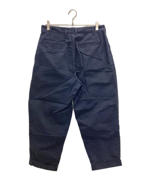 BEAMS PLUS（ビームスプラス）BEAMS PLUS (ビームスプラス) 2プリーツチノワイドパンツ ネイビー サイズ:Mの古着・服飾アイテム