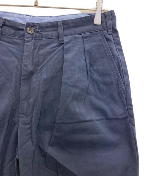 BEAMS PLUS（ビームスプラス）BEAMS PLUS (ビームスプラス) 2プリーツチノワイドパンツ ネイビー サイズ:Mの古着・服飾アイテム