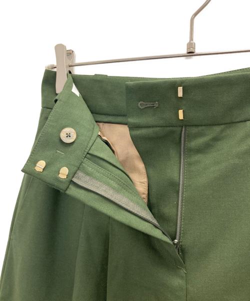 PT TORINO（ピーティートリノ）PT TORINO (ピーティートリノ) ガウチョパンツ グリーン サイズ:38の古着・服飾アイテム