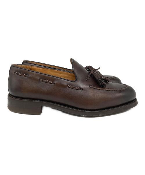 berwick（バーウィック）berwick (バーウィック) タッセルシューズ ブラウン サイズ:６の古着・服飾アイテム
