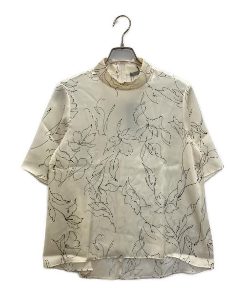 theory luxe（セオリーリュクス）theory luxe (セオリーリュクス) フラワープリントプルオーバーブラウス アイボリー サイズ:XSの古着・服飾アイテム