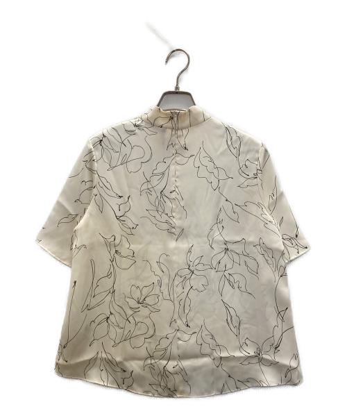 theory luxe（セオリーリュクス）theory luxe (セオリーリュクス) フラワープリントプルオーバーブラウス アイボリー サイズ:XSの古着・服飾アイテム