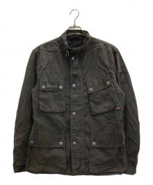 BELSTAFF（ベルスタッフ）の古着「コットンナイロン サミー・ミラー モーターサイクルジャケット」｜グレー