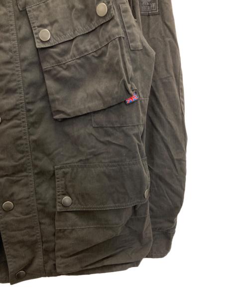 BELSTAFF（ベルスタッフ）BELSTAFF (ベルスタッフ) コットンナイロン サミー・ミラー モーターサイクルジャケット グレー サイズ:Sの古着・服飾アイテム