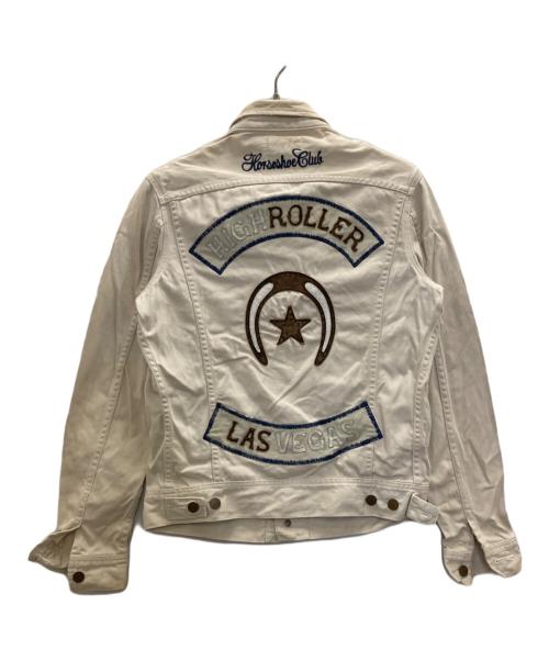 LEE（リー）LEE (リー) TMT (ティーエムティー) ウエスターナーデニムジャケット ホワイト サイズ:Lの古着・服飾アイテム
