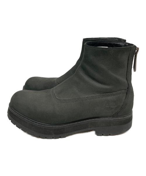 Timberland（ティンバーランド）Timberland (ティンバーランド) WHITE MOUNTAINEERING (ホワイトマウンテ二アニング) LUG CUPSOLE MID ZIP UP BOOT ブラック サイズ:26.5㎝の古着・服飾アイテム