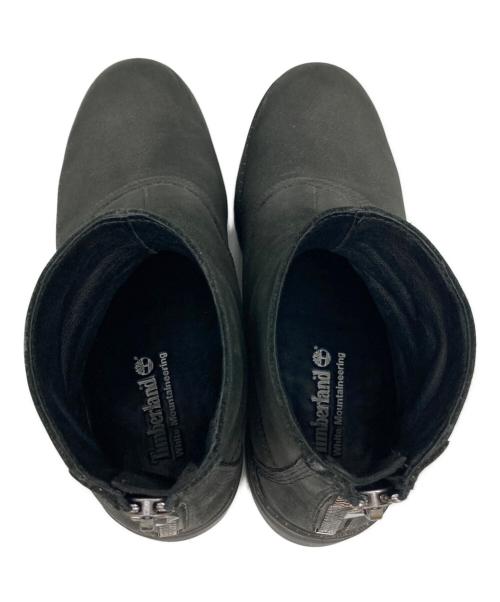 Timberland（ティンバーランド）Timberland (ティンバーランド) WHITE MOUNTAINEERING (ホワイトマウンテ二アニング) LUG CUPSOLE MID ZIP UP BOOT ブラック サイズ:26.5㎝の古着・服飾アイテム