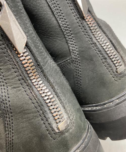 Timberland（ティンバーランド）Timberland (ティンバーランド) WHITE MOUNTAINEERING (ホワイトマウンテ二アニング) LUG CUPSOLE MID ZIP UP BOOT ブラック サイズ:26.5㎝の古着・服飾アイテム