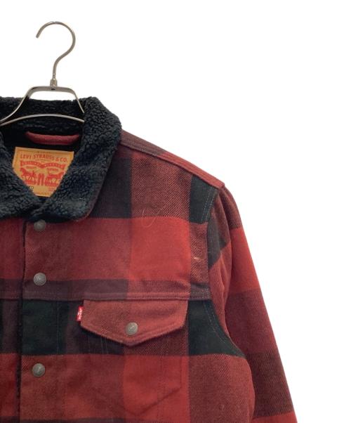 LEVI'S（リーバイス）LEVI'S (リーバイス) 裏ボアジャケット レッド サイズ:Ｍの古着・服飾アイテム