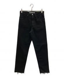 WHITE MOUNTAINEERING（ホワイトマウンテ二アニング）の古着「STRETCH DENIM PANTS」｜ブラック
