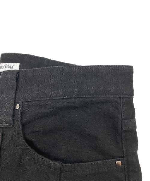 WHITE MOUNTAINEERING（ホワイトマウンテ二アニング）WHITE MOUNTAINEERING (ホワイトマウンテ二アニング) STRETCH DENIM PANTS ブラックの古着・服飾アイテム