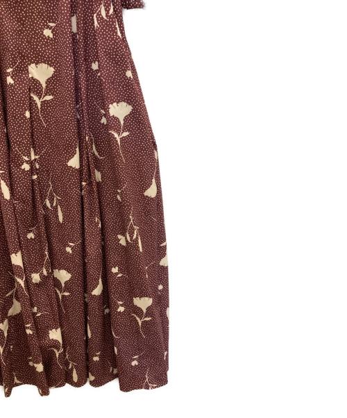 HER LIP TO（ハーリップトゥ）Her lip to (ハーリップトゥ) Autumn Floral Lace Trimmed Dress レッド サイズ:Sの古着・服飾アイテム