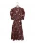Her lip to (ハーリップトゥ) Autumn Floral Lace Trimmed Dress レッド サイズ:S：5000円