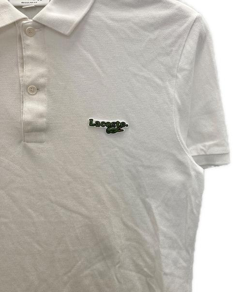 LACOSTE（ラコステ）LACOSTE (ラコステ) ポロシャツ ホワイト サイズ:Sの古着・服飾アイテム