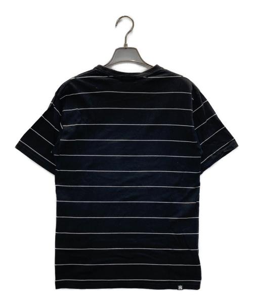 Hysteric Glamour（ヒステリックグラマー）Hysteric Glamour (ヒステリックグラマー) ボーダーカットソー ブラック サイズ:XSの古着・服飾アイテム