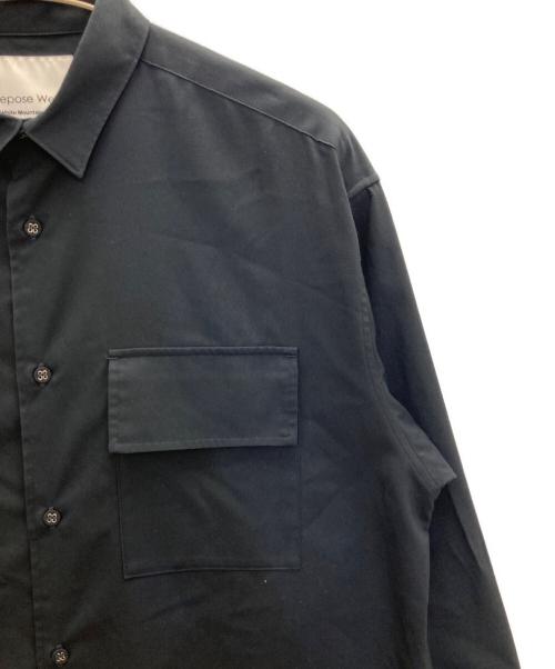WHITE MOUNTAINEERING（ホワイトマウンテ二アニング）WHITE MOUNTAINEERING (ホワイトマウンテ二アニング) 長袖シャツ ネイビー サイズ:1の古着・服飾アイテム