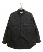 WHITE MOUNTAINEERINGホワイトマウンテ二アニング）の古着「長袖シャツ」｜ブラック
