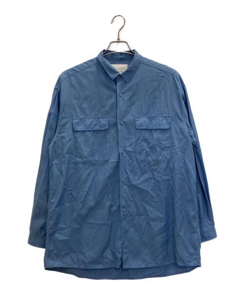 WHITE MOUNTAINEERING（ホワイトマウンテ二アニング）WHITE MOUNTAINEERING (ホワイトマウンテ二アニング) LONG SLEEVE SHIRT ブルー サイズ:1の古着・服飾アイテム