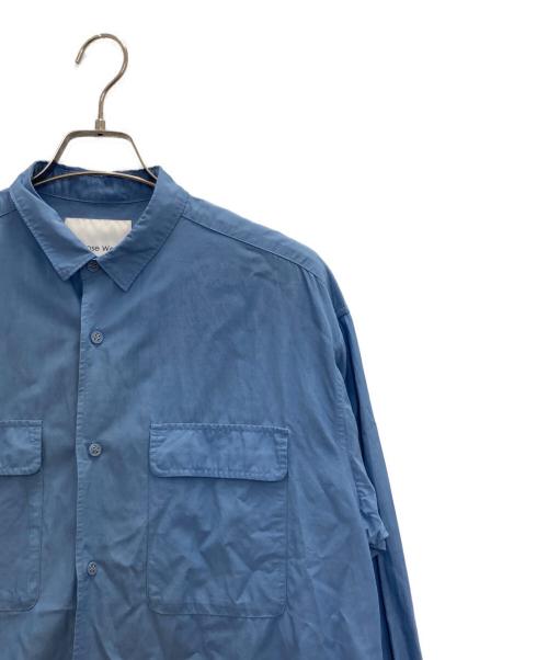 WHITE MOUNTAINEERING（ホワイトマウンテ二アニング）WHITE MOUNTAINEERING (ホワイトマウンテ二アニング) LONG SLEEVE SHIRT ブルー サイズ:1の古着・服飾アイテム
