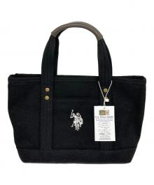 U.S POLO ASSN（ユーエスポロアッスン）の古着「ハンドバッグ」｜ブラック