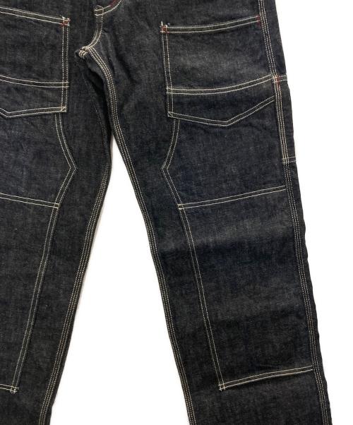 EIGHT G（エイトジー）EIGHT G (エイトジー) ダブルニーデニムペインターパンツ インディゴ サイズ:W30×L40の古着・服飾アイテム