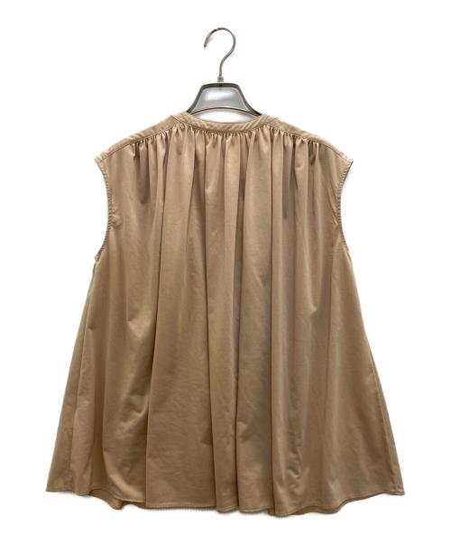 Demi-Luxe Beams（デミルクス ビームス）Demi-Luxe Beams (デミルクス ビームス) ノースリーブブラウス ベージュ サイズ:FREEの古着・服飾アイテム