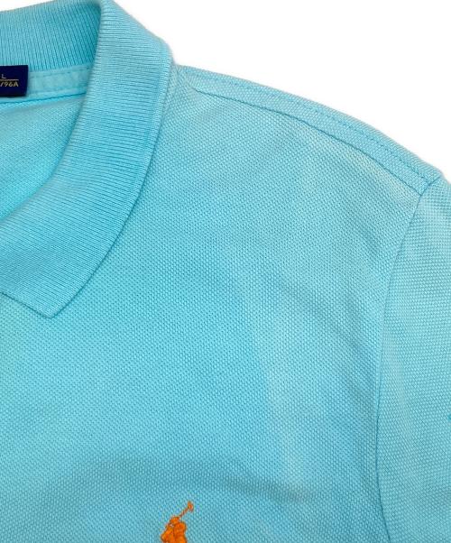 POLO RALPH LAUREN（ポロ・ラルフローレン）POLO RALPH LAUREN (ポロ・ラルフローレン) 半袖ワンピース ブルー サイズ:Lの古着・服飾アイテム