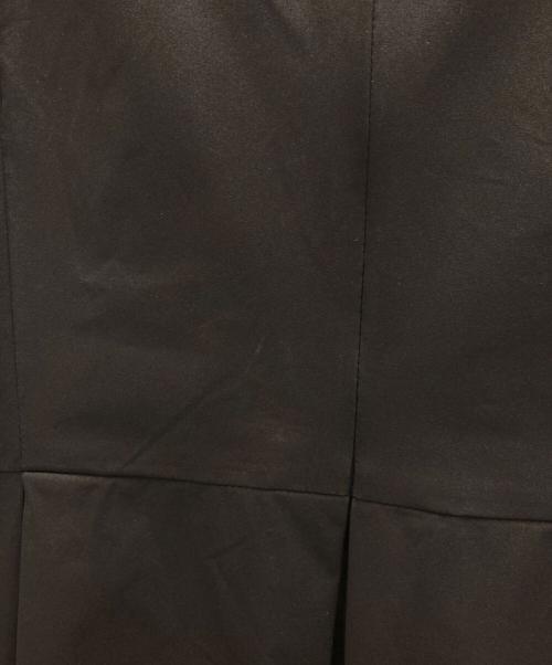 BALLSEY（ボールジィ）BALLSEY (ボールジィ) ストレッチタフタ ボックスタックワンピース ブラック サイズ:36の古着・服飾アイテム