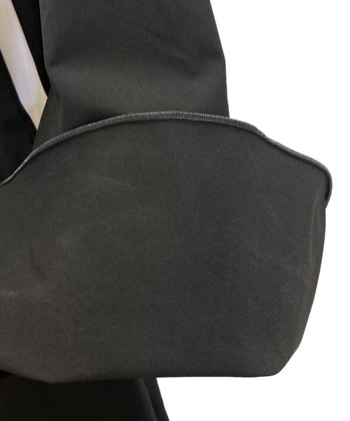 BALLSEY（ボールジィ）BALLSEY (ボールジィ) ストレッチタフタ ボックスタックワンピース ブラック サイズ:36の古着・服飾アイテム