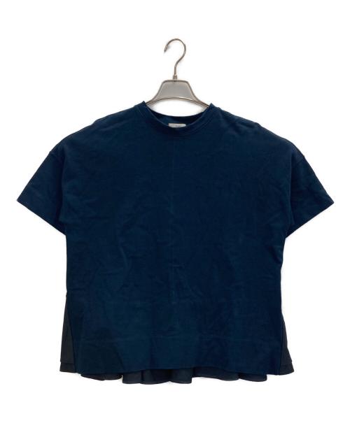 YORI（ヨリ）yori (ヨリ) ソリッドバックフレアTシャツ ネイビー サイズ:SIZE FREEの古着・服飾アイテム