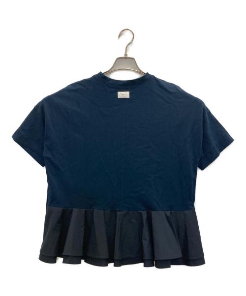 YORI（ヨリ）yori (ヨリ) ソリッドバックフレアTシャツ ネイビー サイズ:SIZE FREEの古着・服飾アイテム