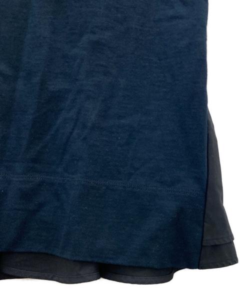 YORI（ヨリ）yori (ヨリ) ソリッドバックフレアTシャツ ネイビー サイズ:SIZE FREEの古着・服飾アイテム