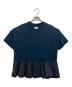 yori (ヨリ) ソリッドバックフレアTシャツ ネイビー サイズ:SIZE FREE：6000円