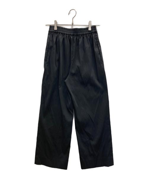YORI（ヨリ）YORI (ヨリ) センタープレスパンツ ブラック サイズ:SIZE36の古着・服飾アイテム