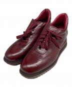 Santoni CLUBサントーニクラブ）の古着「レザースニーカー」｜レッド