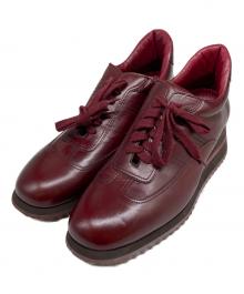 Santoni CLUB（サントーニクラブ）の古着「レザースニーカー」｜レッド