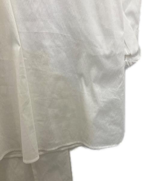 UNITED ARROWS（ユナイテッドアローズ）UNITED ARROWS (ユナイテッドアローズ) シルキーボウタイブラウス ホワイト サイズ:FREEの古着・服飾アイテム