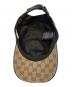 中古・古着 GUCCI (グッチ) GGキャンバスベースボールキャップ ブラウン サイズ:XL：22000円