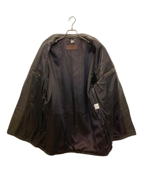 BROOKS BROTHERS（ブルックスブラザーズ）BROOKS BROTHERS (ブルックスブラザーズ) レザーカーコート ブラウン サイズ:Ｍの古着・服飾アイテム