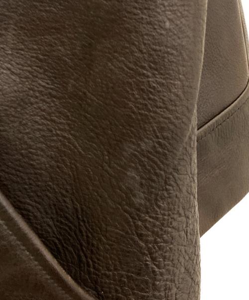 BROOKS BROTHERS（ブルックスブラザーズ）BROOKS BROTHERS (ブルックスブラザーズ) レザーカーコート ブラウン サイズ:Ｍの古着・服飾アイテム