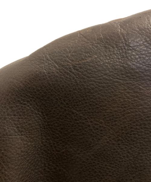 BROOKS BROTHERS（ブルックスブラザーズ）BROOKS BROTHERS (ブルックスブラザーズ) レザーカーコート ブラウン サイズ:Ｍの古着・服飾アイテム