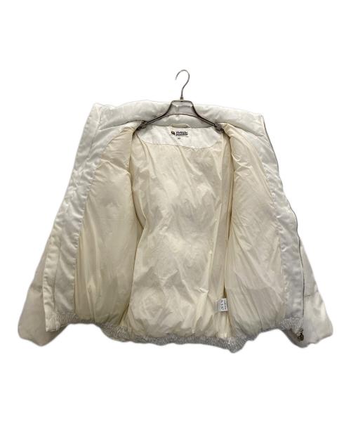 A BATHING APE（アベイシングエイプ）A BATHING APE (アベイシングエイプ) TONAL SOLID CAMO PUFFER DOWN JACKET ホワイト サイズ:Mの古着・服飾アイテム